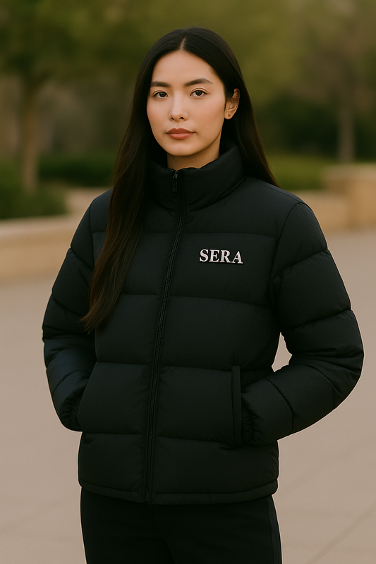 SERA Black Puffer Jacket